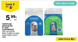 Continente Tapete de educação p/ cão continente promoção