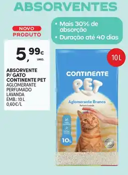 Continente absorvente p/ gato continente pet promoção