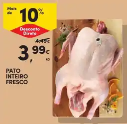 Continente Pato inteiro fresco promoção