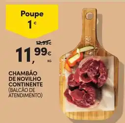 Continente Chambão de novilho continente promoção