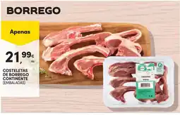 Continente Costeletas de borrego continente promoção
