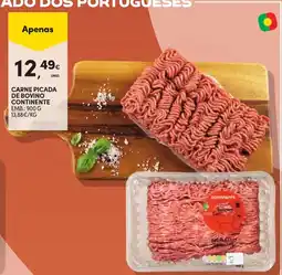 Continente Carne picada de bovino continente promoção