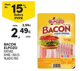 Continente Bacon elpozo fatias promoção
