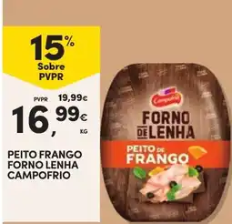 Continente Peito frango forno lenha campo frio promoção