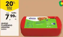 Continente queijo flamengo mimosa barra promoção