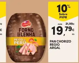 Continente Pan chorizo regio argal promoção