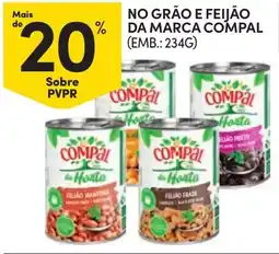 Continente Feijão da marca Compal promoção