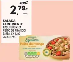 Continente Salada continente equilíbrio peito de frango promoção