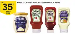 Continente nos ketchups e maioneses da marca heinz promoção