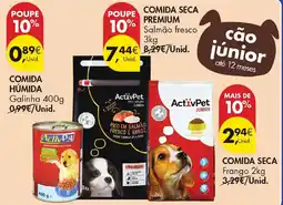Pingo Doce ActivPet comida seca premium salmão fresco promoção
