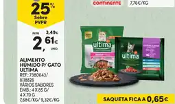 Continente Alimento húmido p/ gato ultima promoção