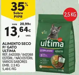 Continente Alimento seco p/ gato ultima promoção