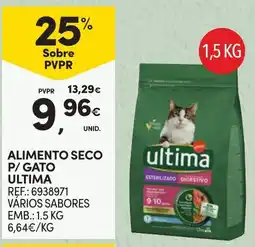 Continente Alimento seco p/ gato ultima promoção