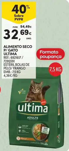 Continente Alimento seco p/ gato ultima promoção