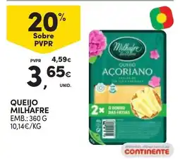 Continente Queijo milhafre promoção