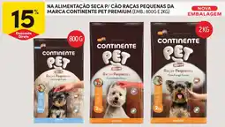 Continente Continente pet raças pequenas promoção