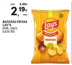 Continente batatas fritas lay's promoção