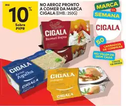 Continente arroz pronto a comer da marca cigala promoção