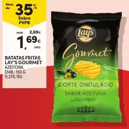 Continente Batatas fritas lay's gourmet azeitona promoção