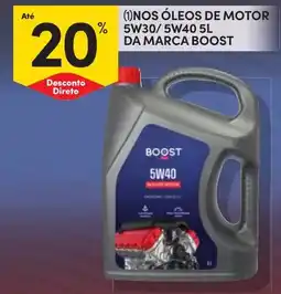 Continente óleo de motor boost promoção