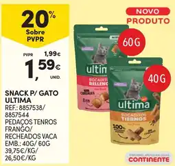 Continente Snack p/ gato ultima promoção