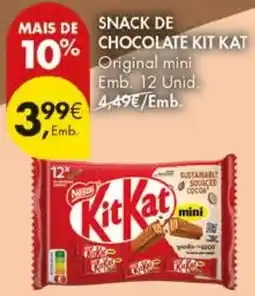 Pingo Doce Snack de chocolate kit kat promoção