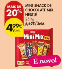 Pingo Doce Mini snack de chocolate mix nestlé promoção