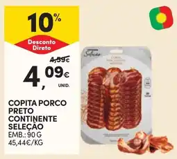 Continente Copita porco preto continente seleção promoção