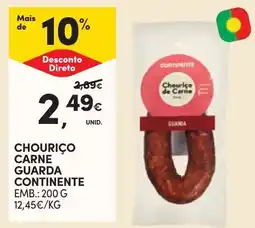Continente Chouriço carne guarda continente promoção