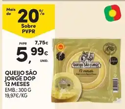 Continente queijo são jorge dop promoção