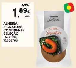 Continente Alheira signature continente seleção promoção