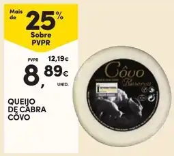Continente Queijo de cabra côvo promoção