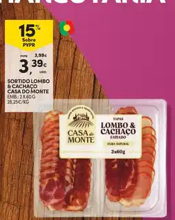 Continente Sortido lombo & cachaço casa do monte promoção