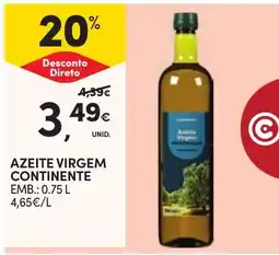 Continente azeite virgem continente promoção