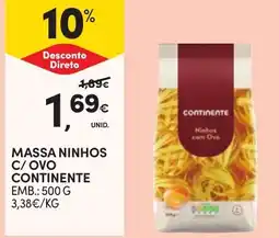 Continente Massa ninhos c/ ovo continente promoção