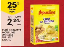 Continente puré de batata mousline promoção