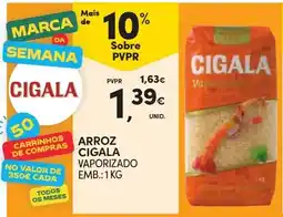 Continente Arroz cigala vaporizado promoção