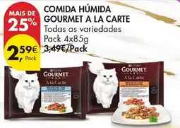 Pingo Doce comida húmida gourmet a la carte promoção