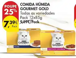 Pingo Doce Comida húmida gourmet gold promoção