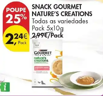 Snack gourmet nature's creations