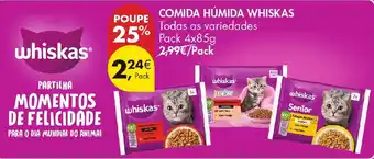Comida húmida whiskas