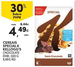 Continente Cereais Special K Kellogg's Chocolate promoção