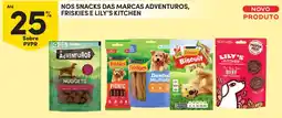 Continente Snacks das marcas Adventuros, Friskies e Lily's Kitchen promoção