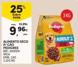 Continente alimento seco p/ cão pedigree promoção