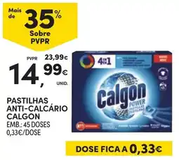 Continente Pastilhas anti-cálcário calgon promoção