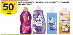 Continente Amaciadores das marcas quanto, comfort, vernel e surf promoção