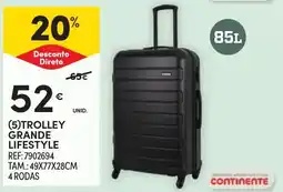 Continente trolley grande lifestyle promoção