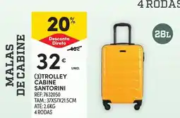 Continente Malas de cabine trolley cabine santorini promoção