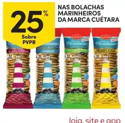 Continente Nas bolachas marinheiros da marca cuétara promoção