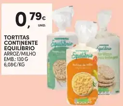 Continente Tortitas continente equilíbrio arroz/milho promoção
